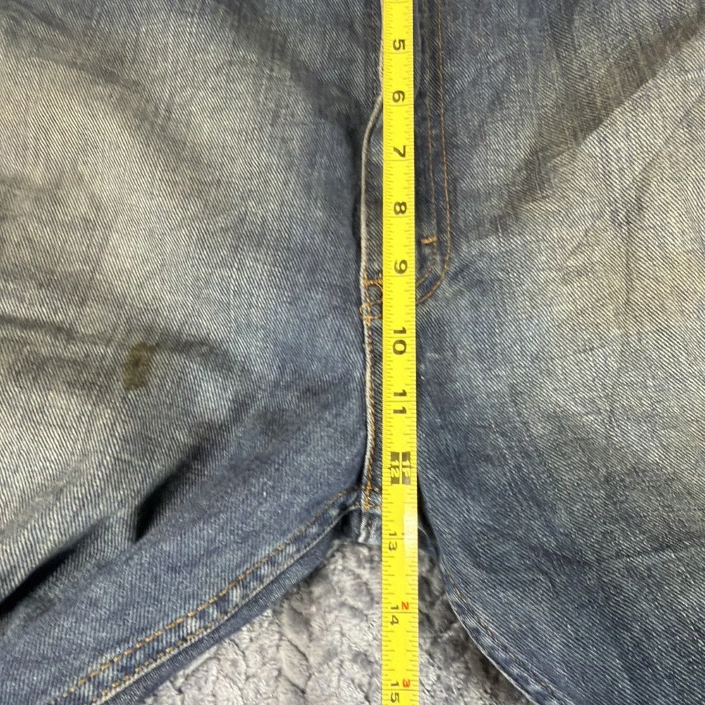 Signature Levis‎ Strauss Jeans Mens 40x30 Blue Dark Wash Cotton Stretch Athletic